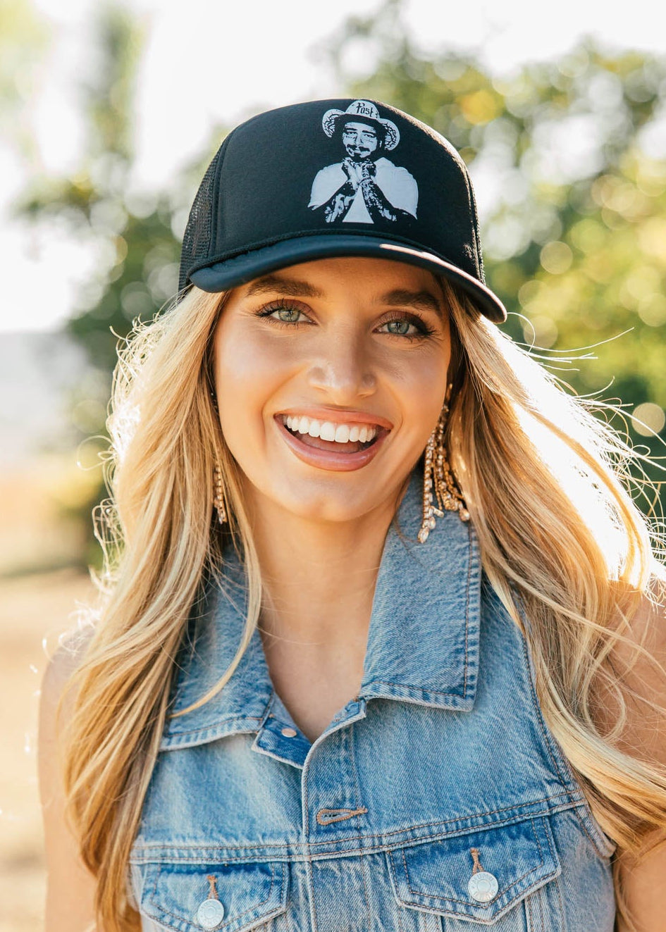 NEW!! Cowboy Rapper Trucker Hat