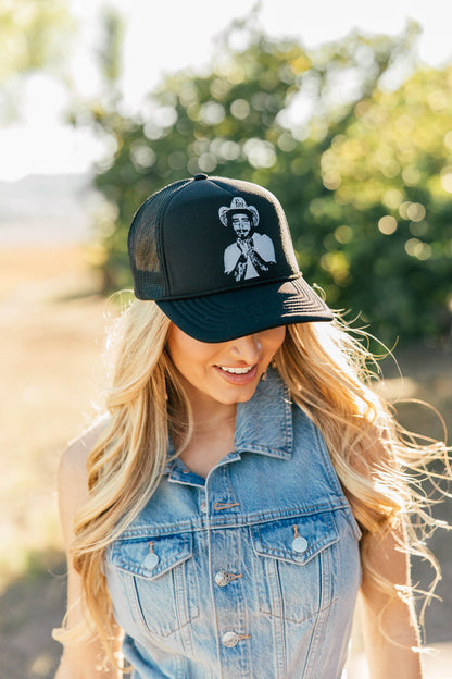 NEW!! Cowboy Rapper Trucker Hat