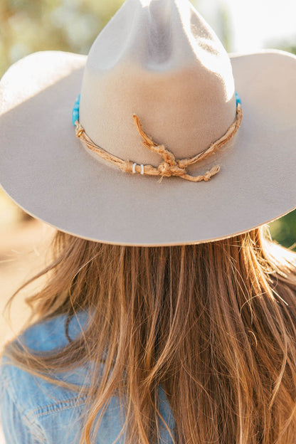 NEW!! Turquoise Beaded Hat Band