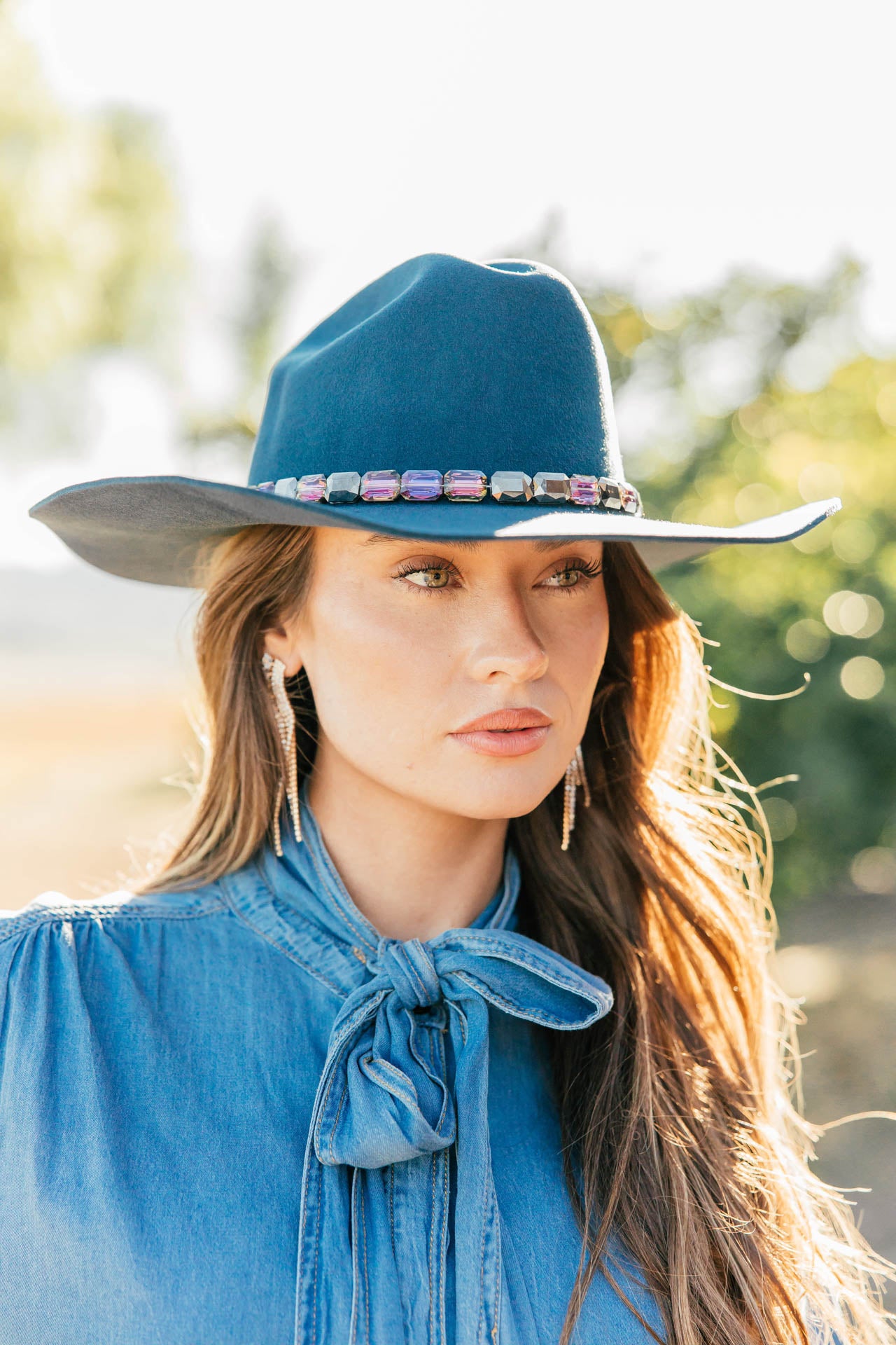 NEW!! Metallic Beaded Hat Band