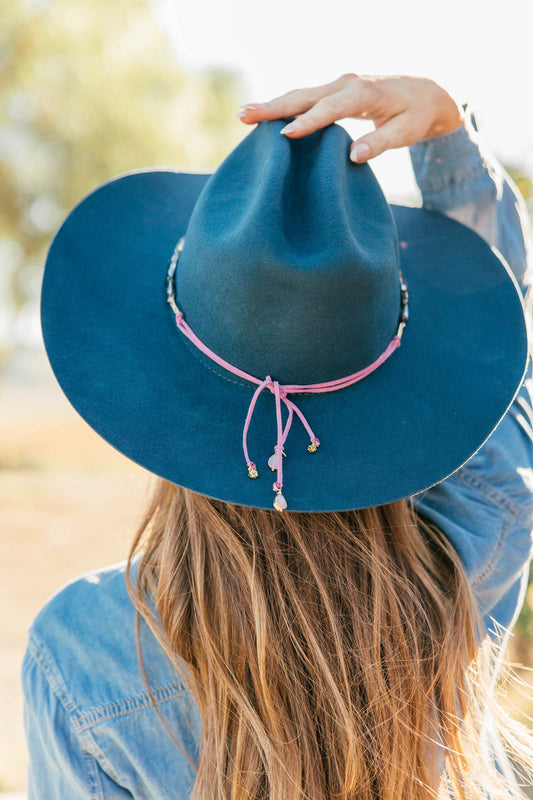 NEW!! Metallic Beaded Hat Band