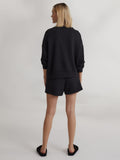 NEW!! Hawley Half Zip Sweatshirt in Black by VARLEY