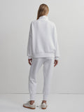 NEW!! Hawley Half Zip Sweatshirt in White by VARLEY