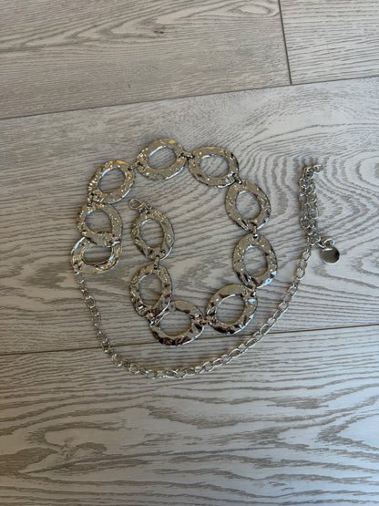 FINAL SALE!! "Wild Card" Silver Chain Belt