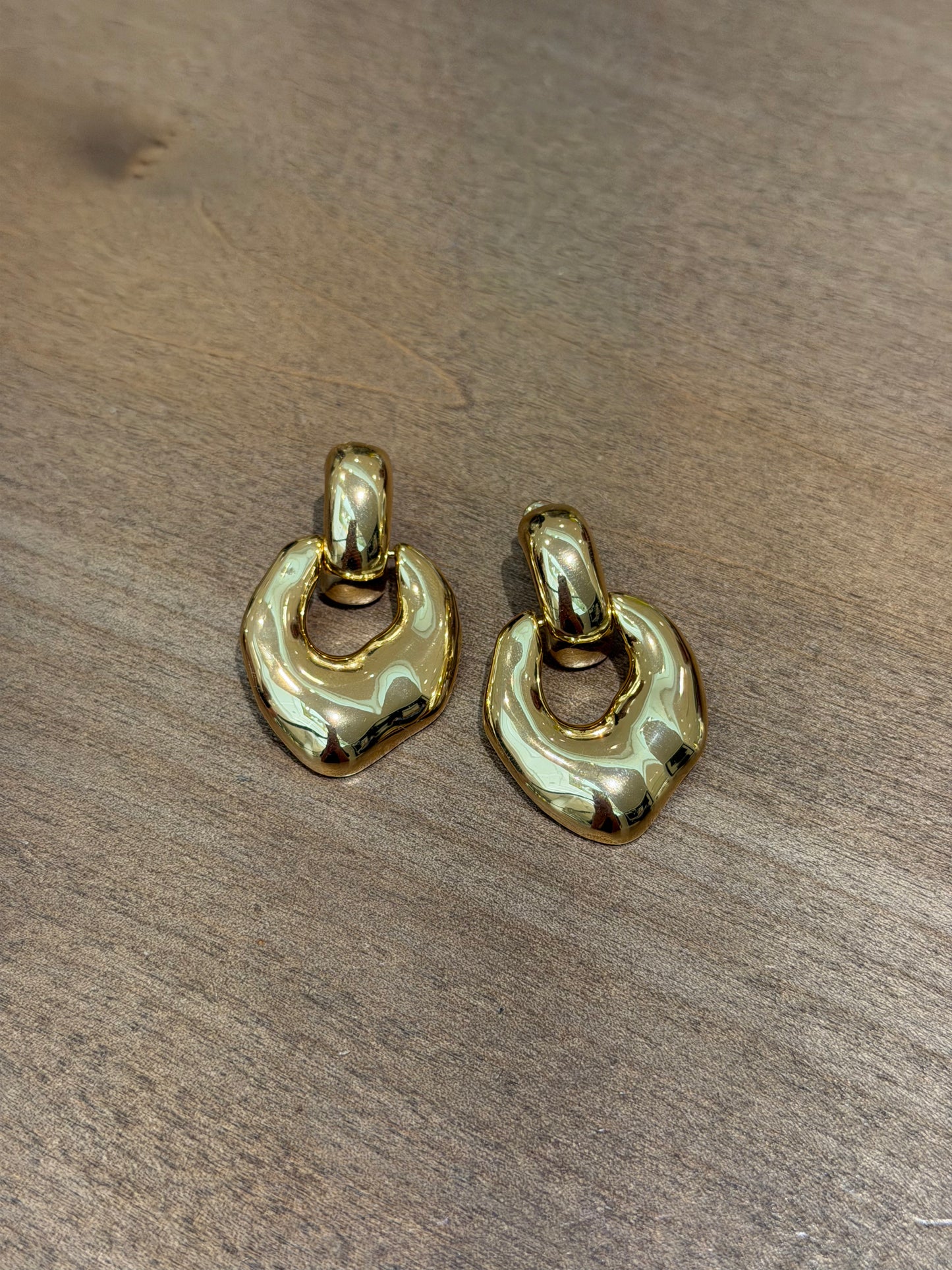 The Newport Earrings in Gold