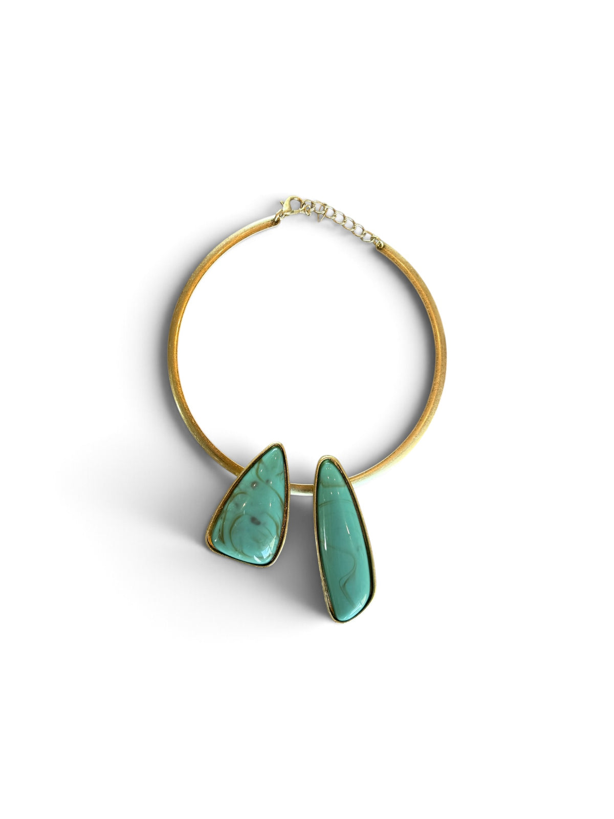 Cabochon Collar Necklace - Turquoise