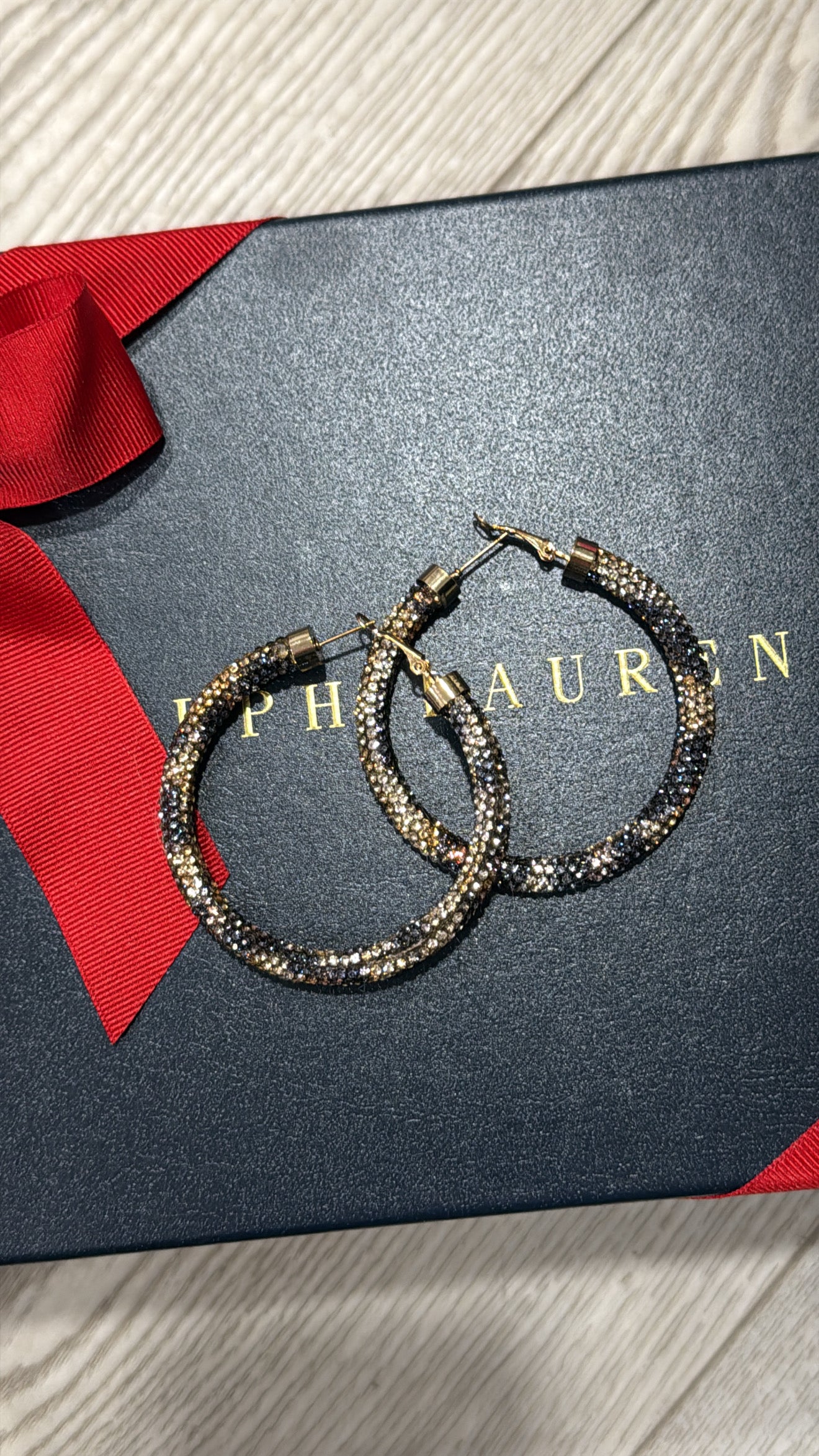 DOORBUSTER!! Leopard Crystal Hoop Earrings