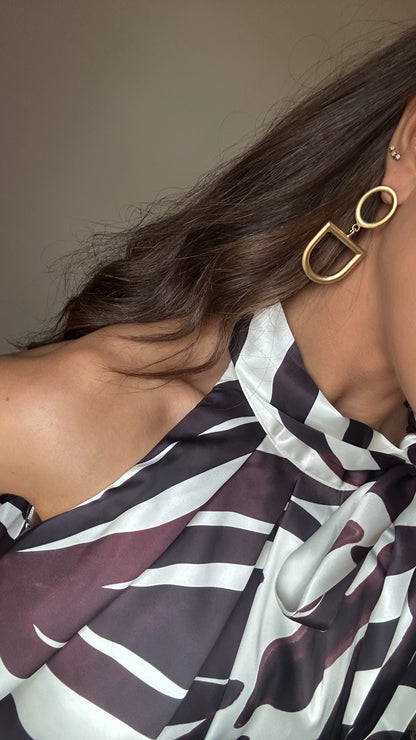 Horsebit Earrings