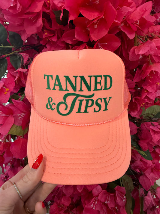 Tanned & Tipsy Trucker Hat