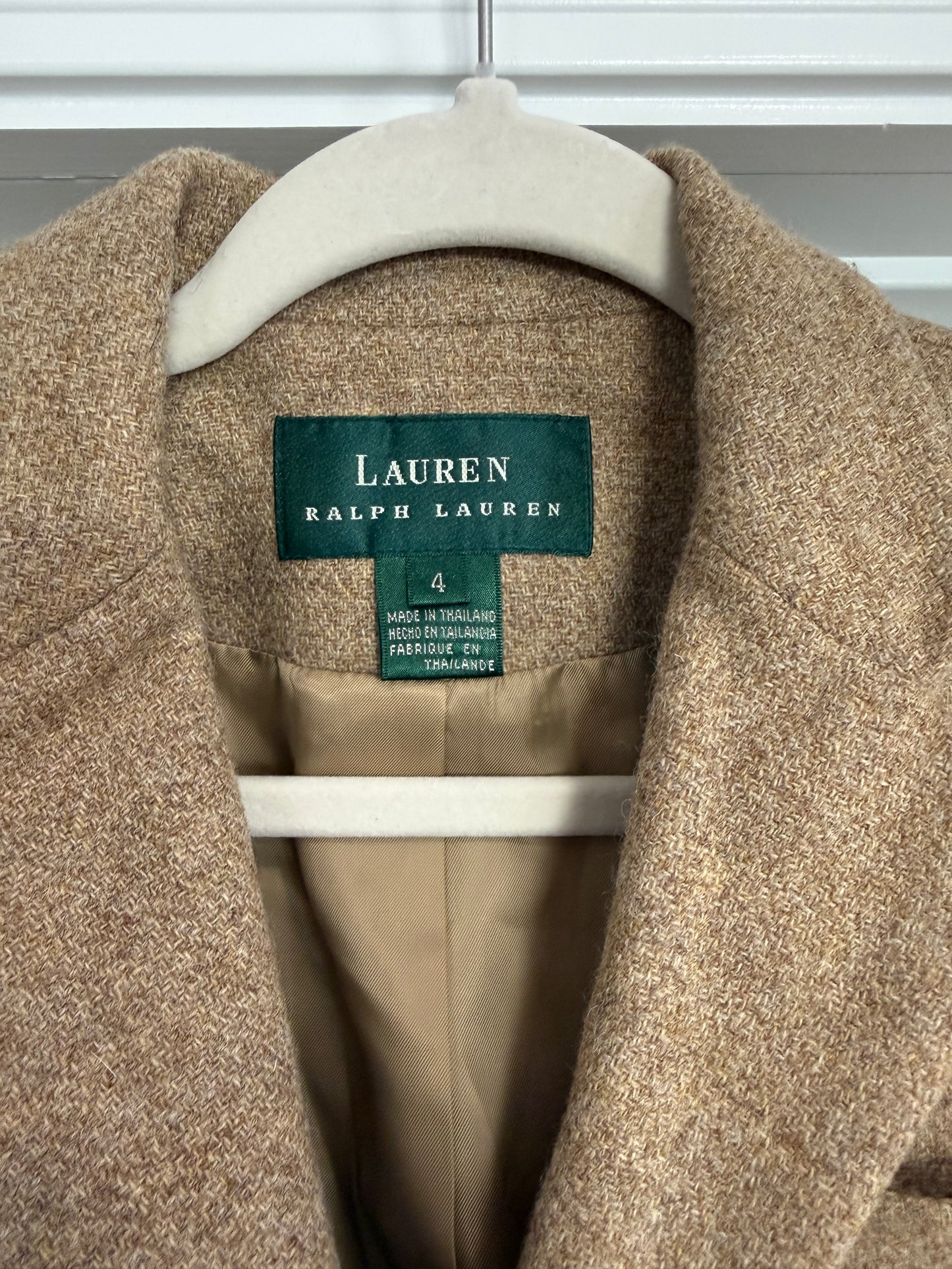 NEW!! Vintage Ralph Lauren Wool Blazer Size 4