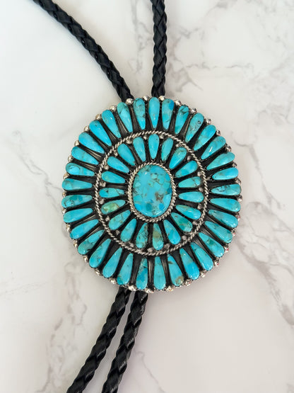 NEW!! Kingman Turquoise Bolo Tie