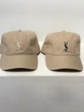NEW!! "Iconic" Embroidered Khaki Ball Cap in 2 Colors