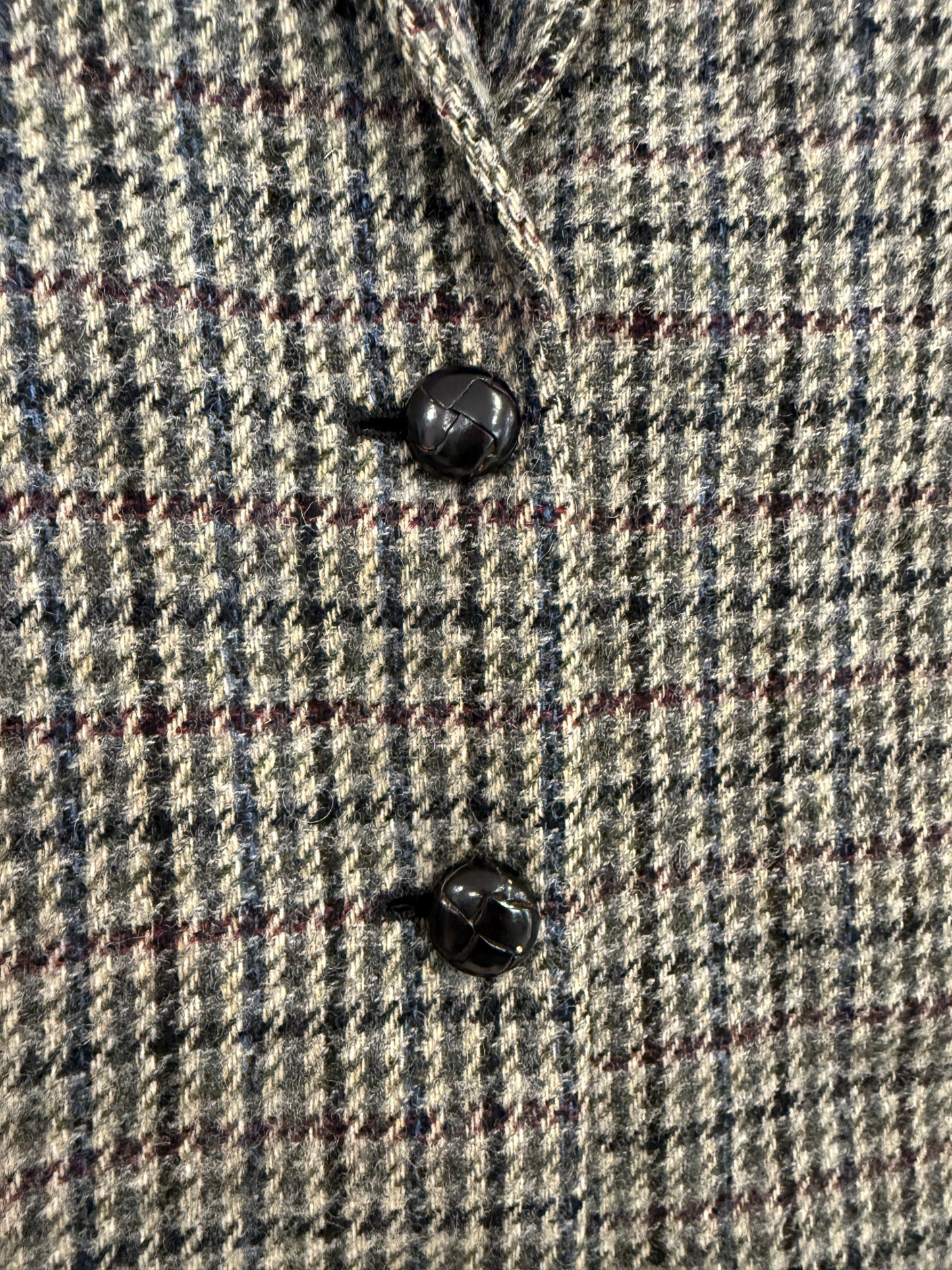 NEW!! Vintage Ralph Lauren Wool Tweed Houndstooth Blazer Size 12