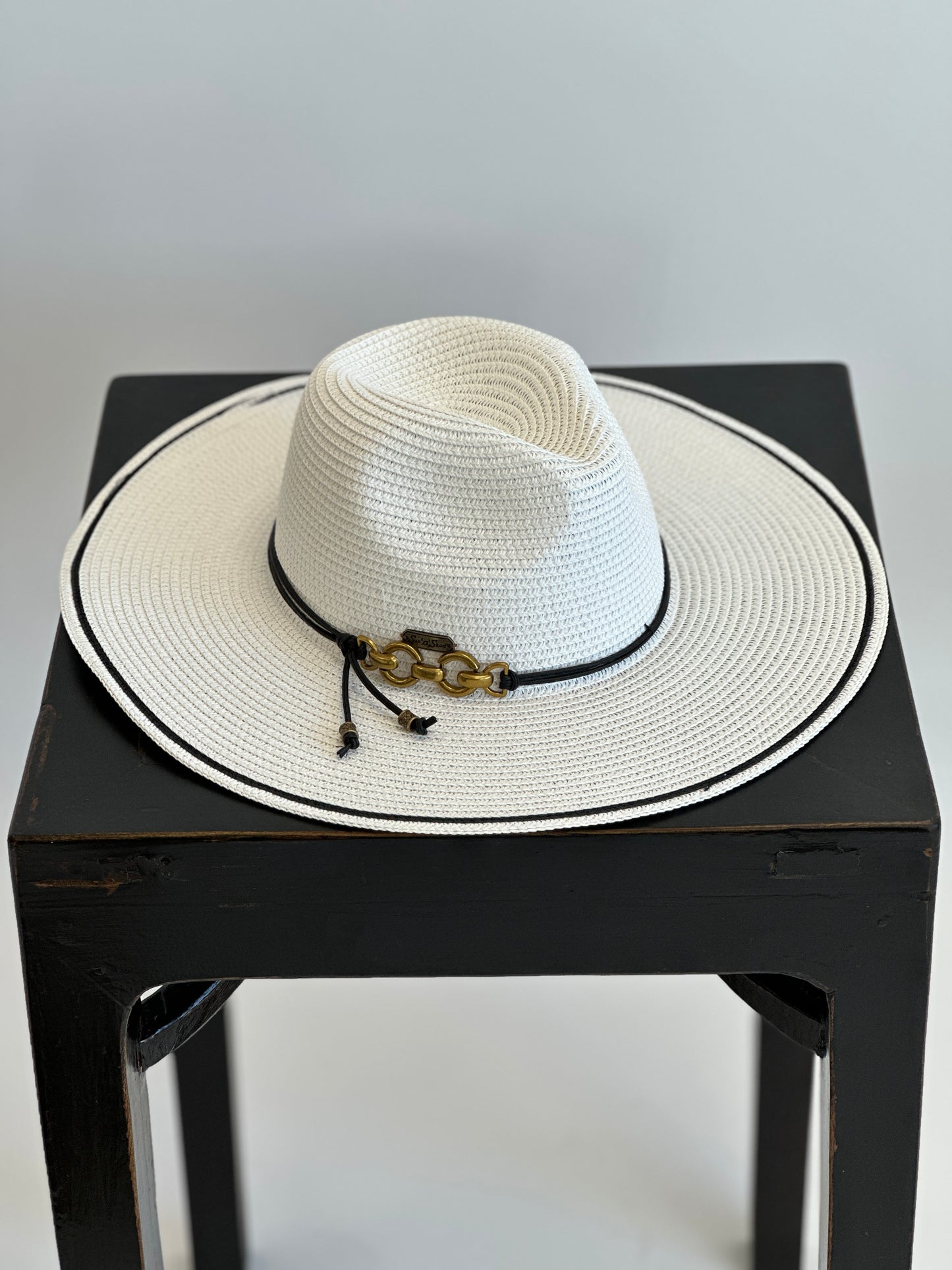 NEW!! The Montecito Straw Panama in White
