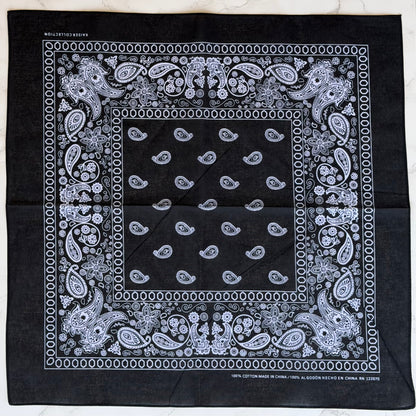 NEW!! Cotton Bandana in Black