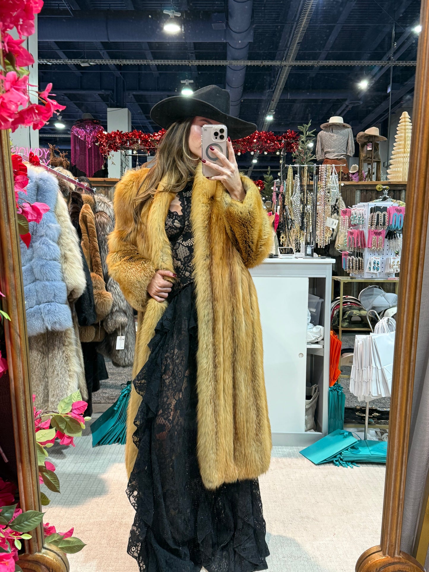 #133 Vintage Christian Dior Red Fox Coat - Size S/M