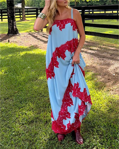 Gigi Lace Trim Maxi Dress - PREORDER