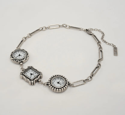 Greta Choker Necklace in Silver