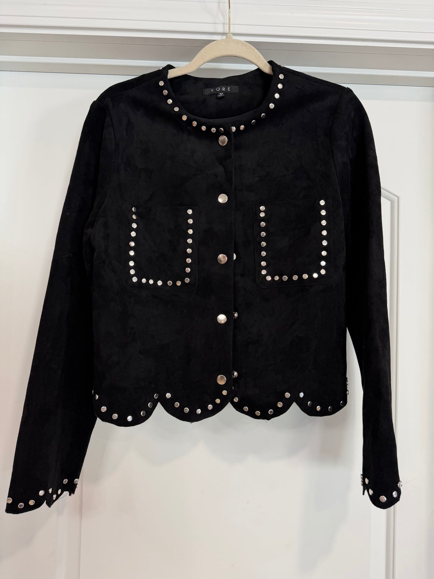 FINAL SALE!! Black Studded Jacket