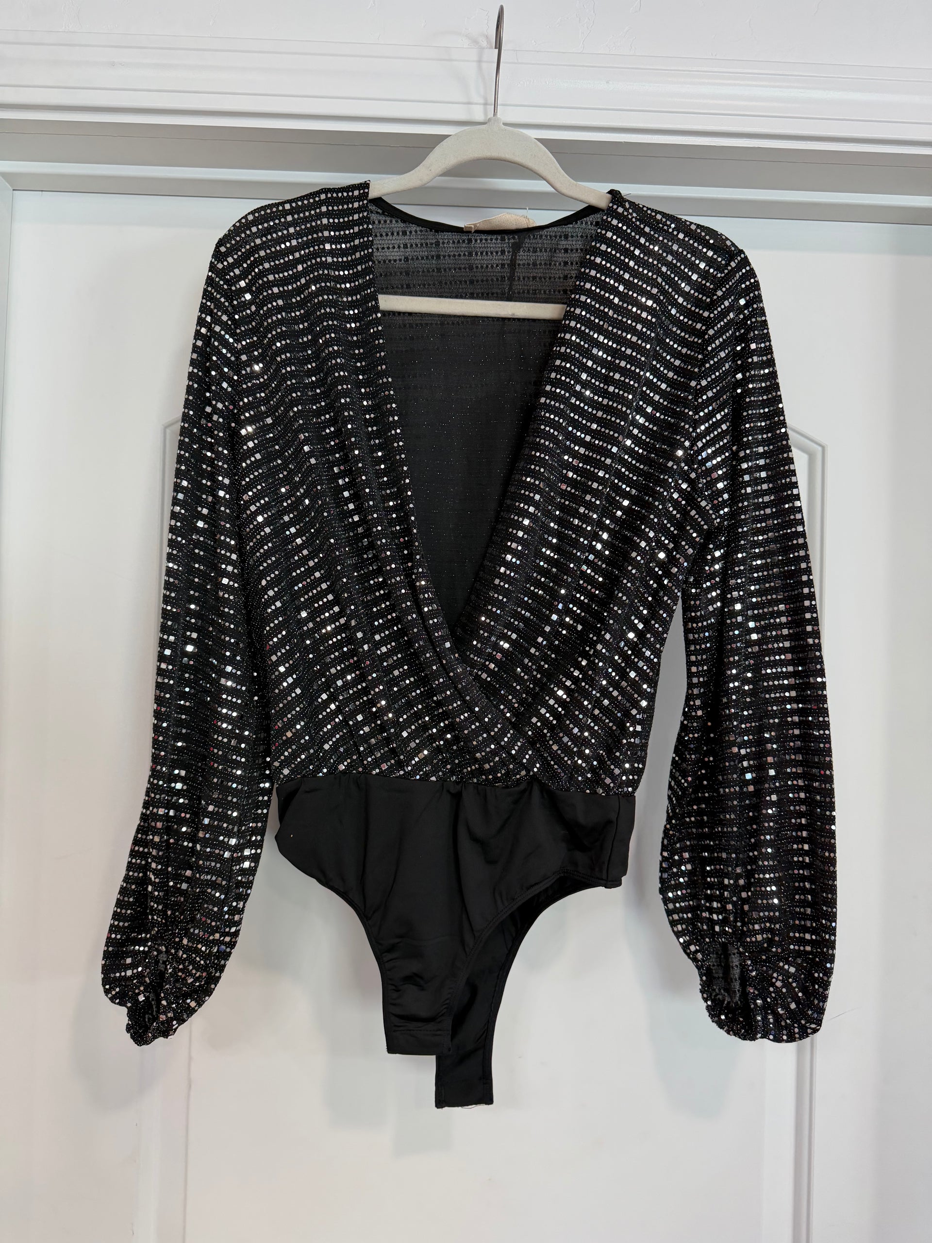 FINAL SALE Sequin Bodysuit