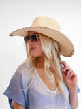 AS SEEN ON WHITNEY RIFE!! The Venice Straw Panama in Light Natural