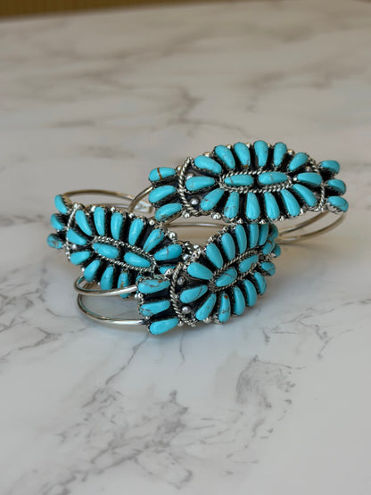 "Marren" Turquoise Adjustable Cuff Bracelet
