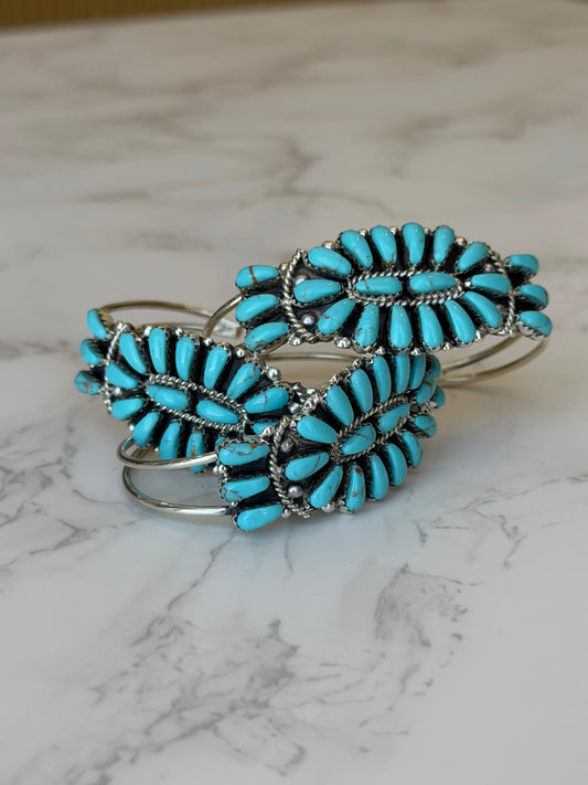 "Marren" Turquoise Adjustable Cuff Bracelet