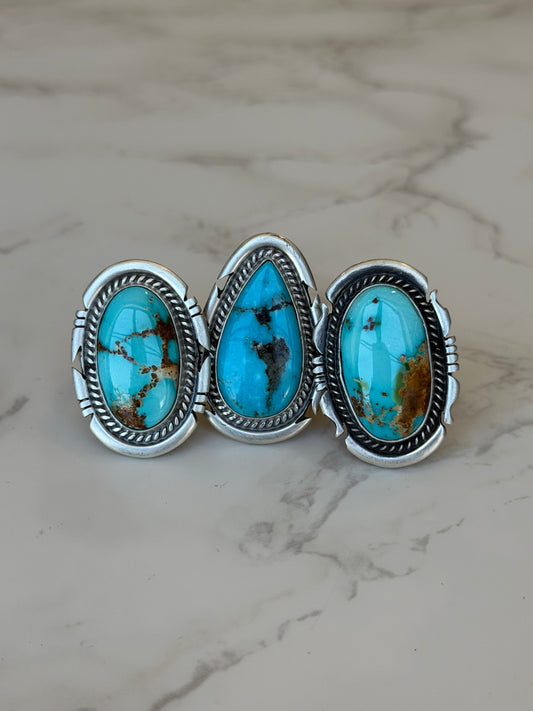 "Haven" Adjustable Turquoise Ring
