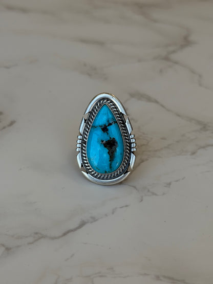 "Haven" Adjustable Turquoise Ring