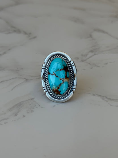 "Haven" Adjustable Turquoise Ring