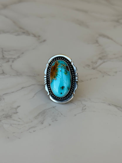 "Haven" Adjustable Turquoise Ring