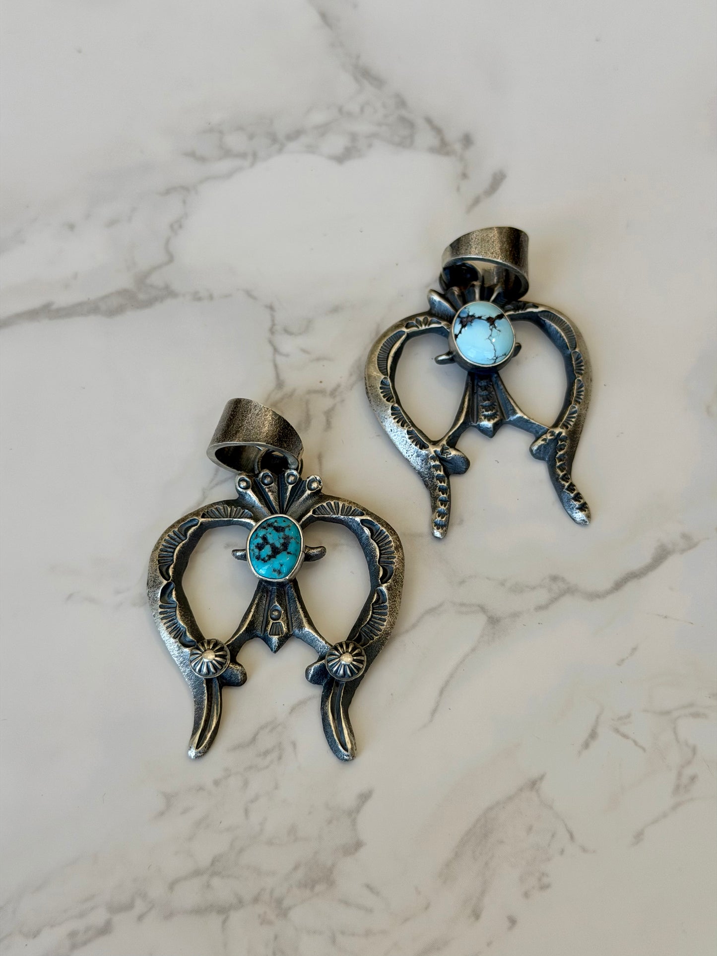 The “Bella" Kingman Turquoise and Sterling Silver Necklace