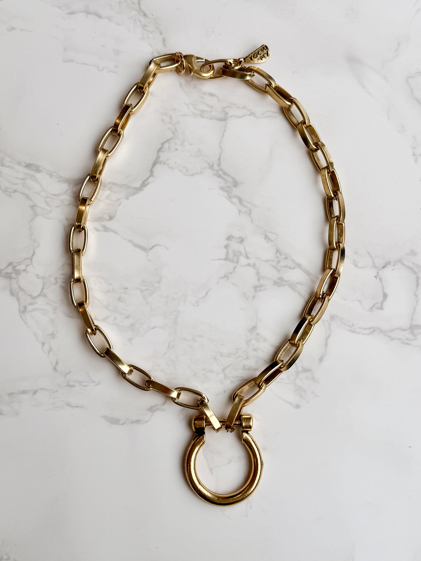 NEW!! Equestrian Necklace in Gold
