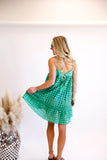 NEW!! Eyelet High Low Coverup in Green