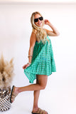 NEW!! Eyelet High Low Coverup in Green