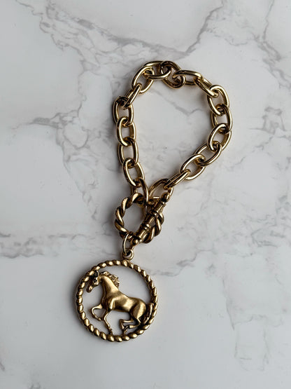 NEW!! Horse Pendant Bracelet