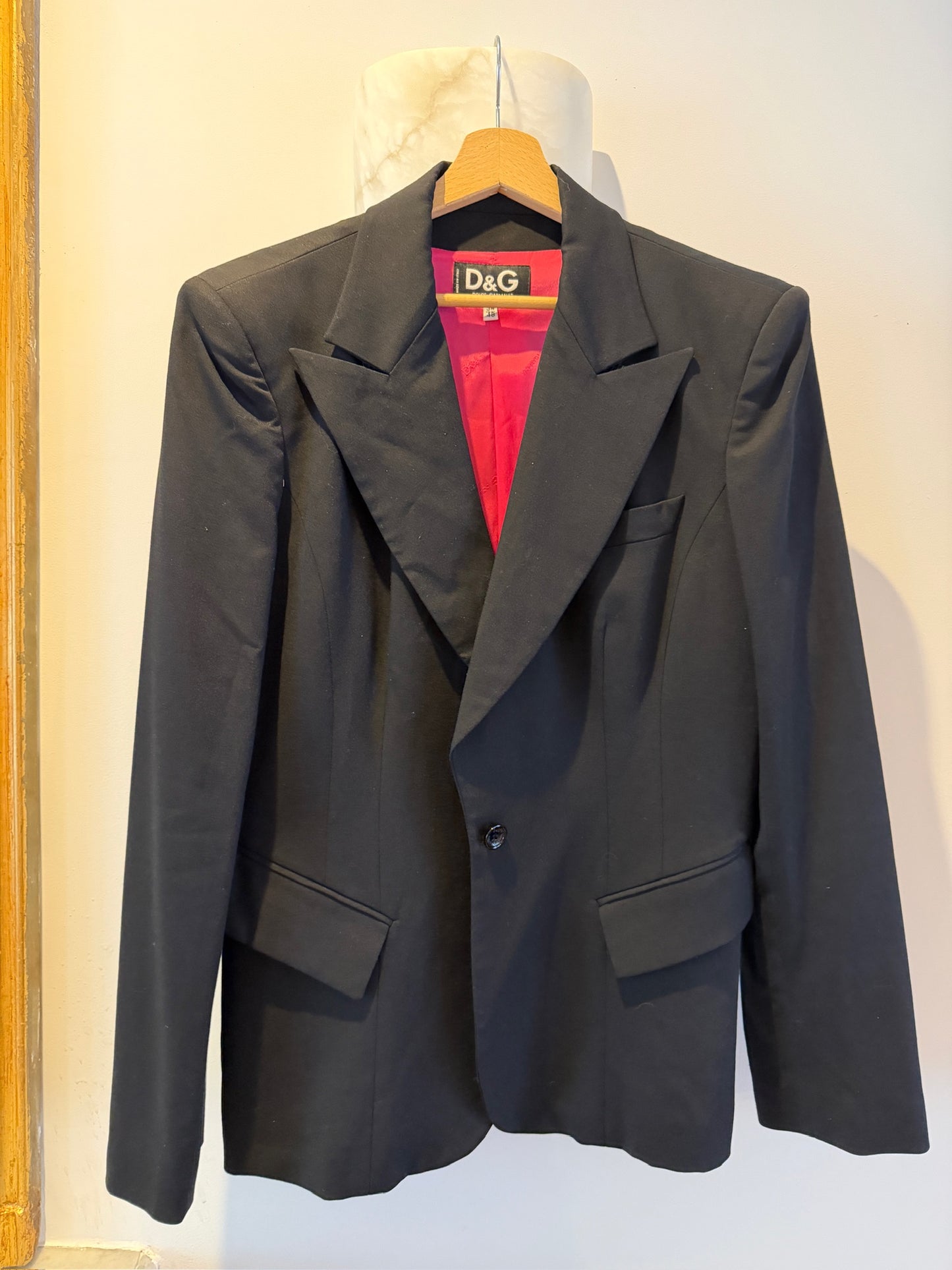 Vintage Dolce & Gabbana Black Blazer - Size Small