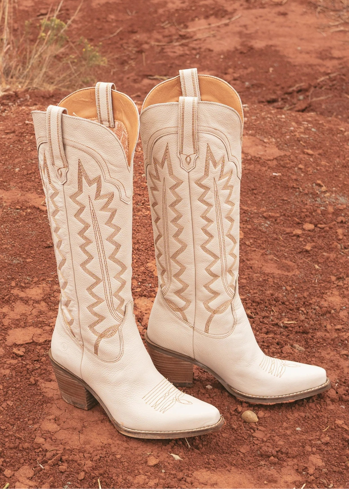 High Cotton Leather Boot - Sand