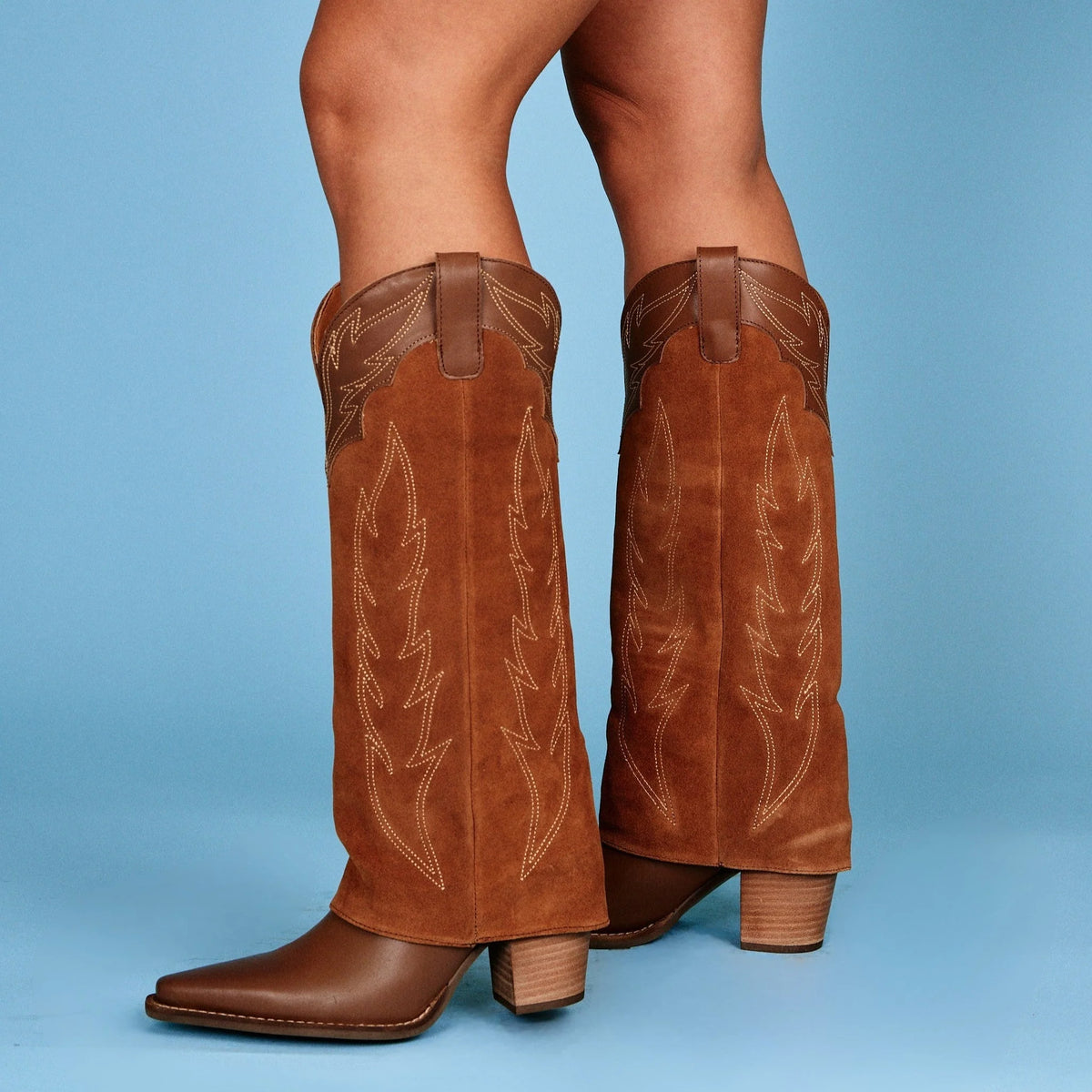 Wild Fire Leather Boot - Brown
