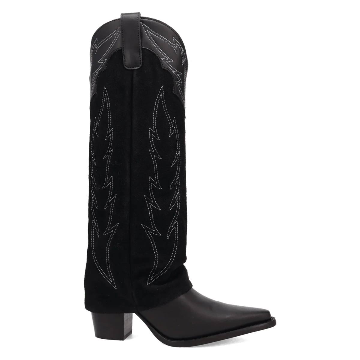 Wild Fire Leather Boot - Black