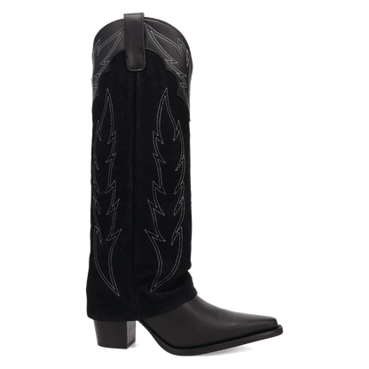 Wild Fire Leather Boot - Black