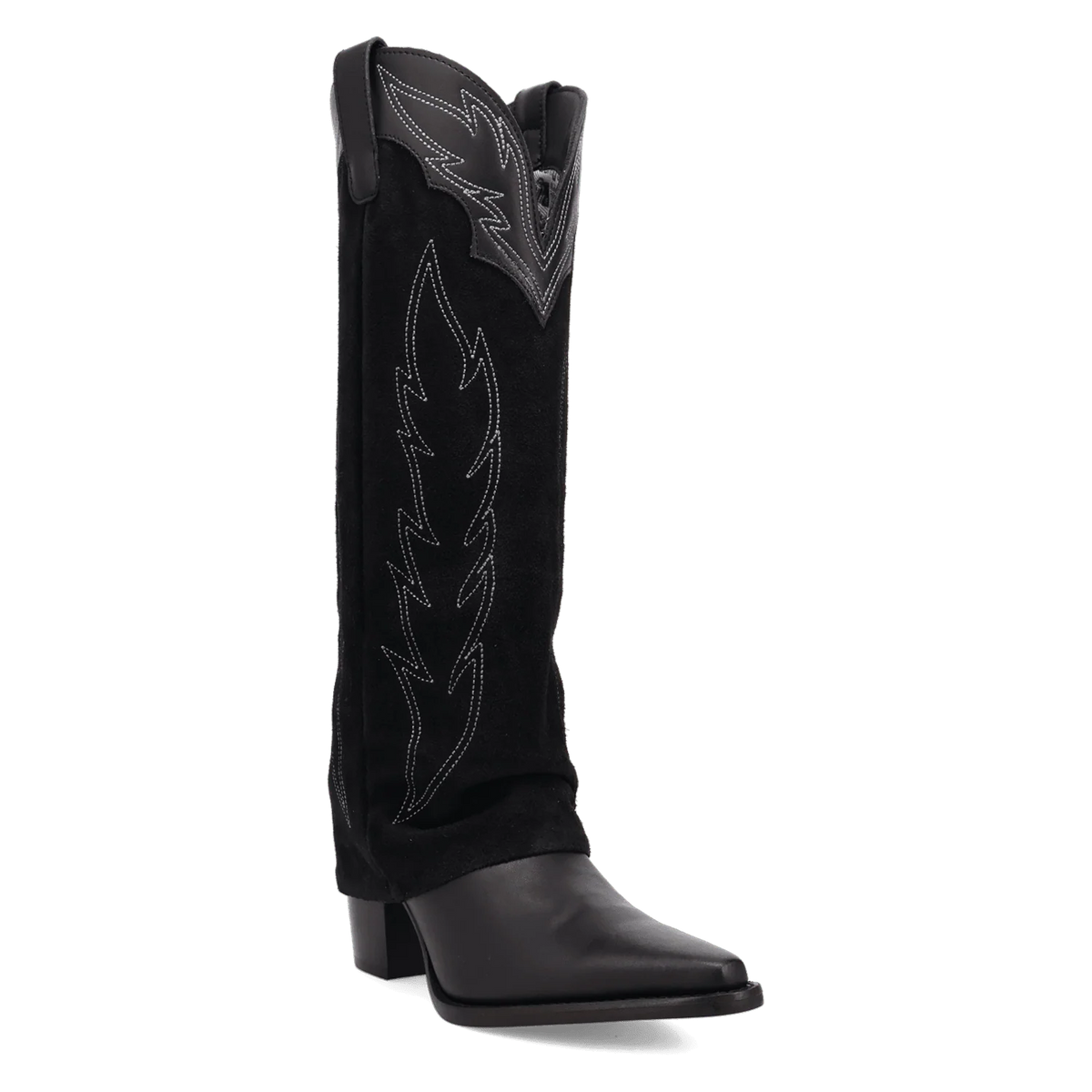Wild Fire Leather Boot - Black
