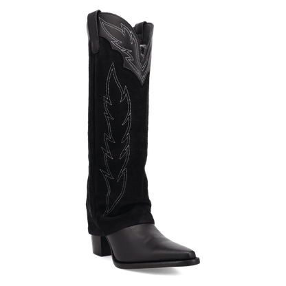 Wild Fire Leather Boot - Black