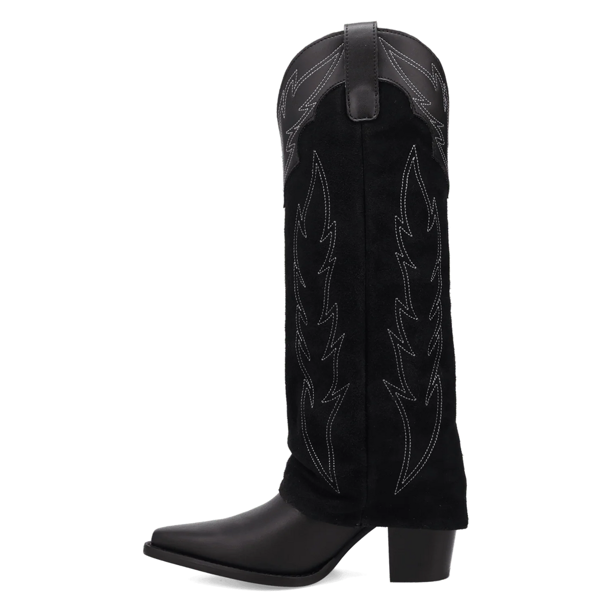 Wild Fire Leather Boot - Black