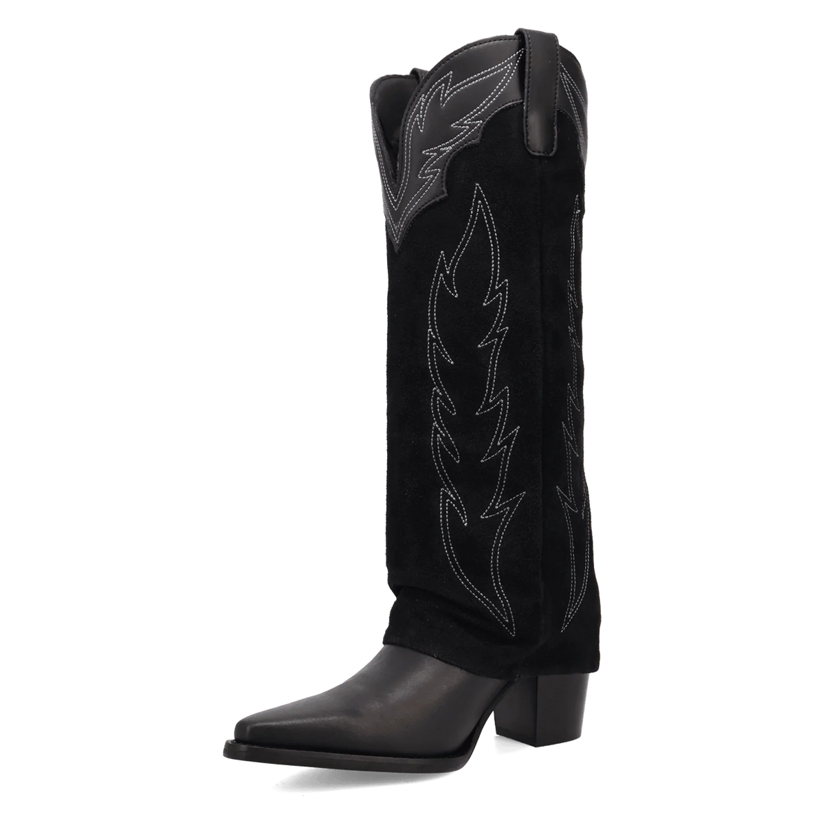 Wild Fire Leather Boot - Black