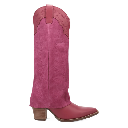 Wild Fire Leather Boot - Pink