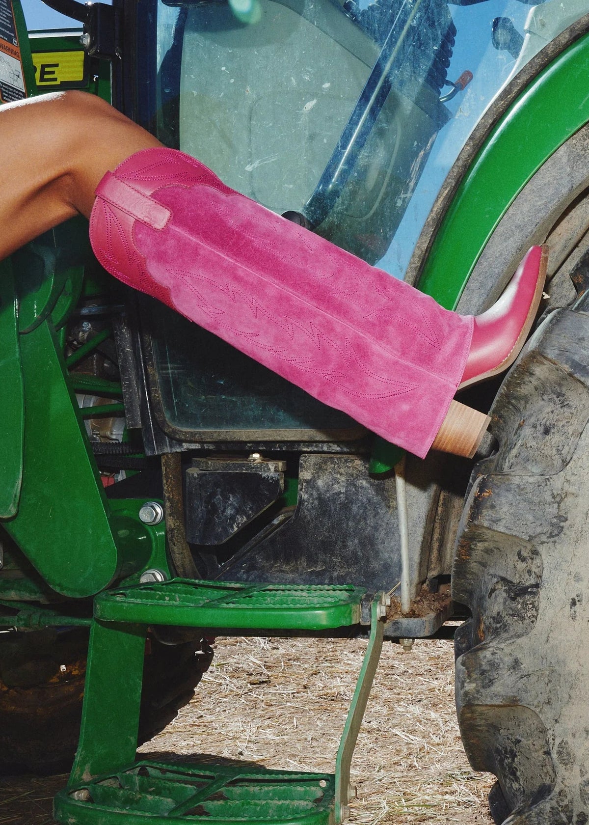 Wild Fire Leather Boot - Pink