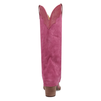 Wild Fire Leather Boot - Pink
