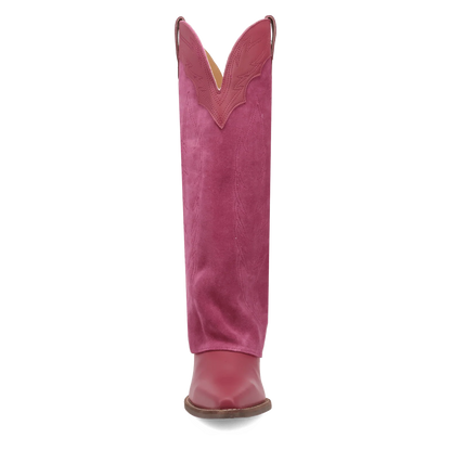 Wild Fire Leather Boot - Pink