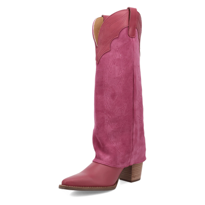 Wild Fire Leather Boot - Pink